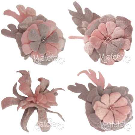 Брошки "Попіл троянд"